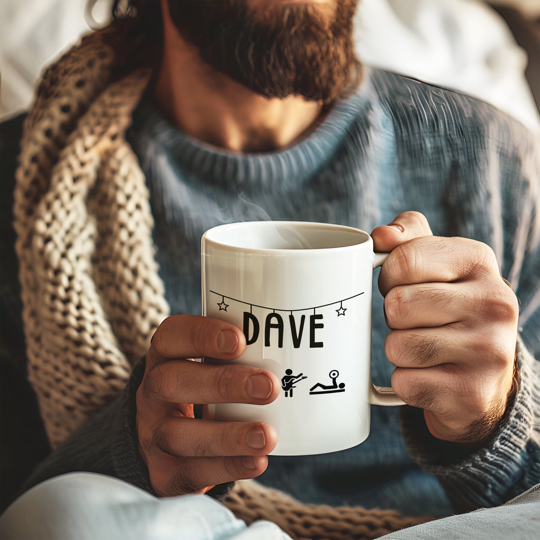 Personalised Hobbies Mug - Father's Day