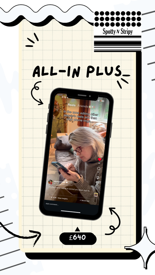 🚀➕  All-In PLUS Content Creation Package – £640 month