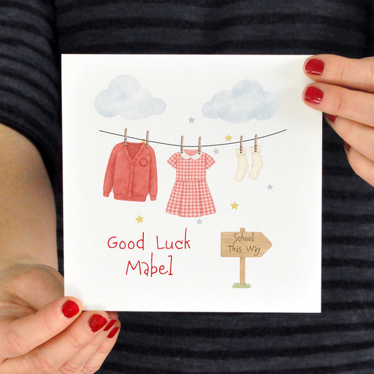 Good Luck Starting School Card
