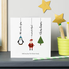 Personalised Christmas Character Cards
