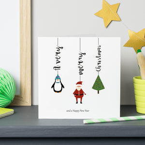 Personalised Christmas Character Cards