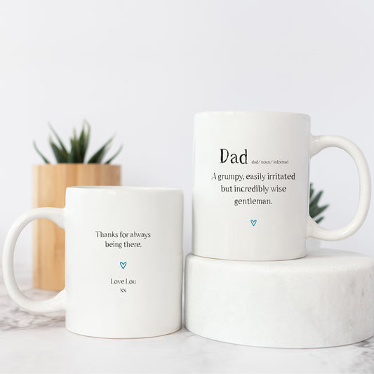 Grumpy But Wise Dad Mug