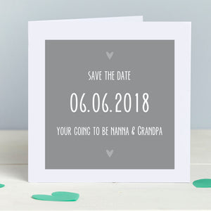 Save The Date Announcement Card