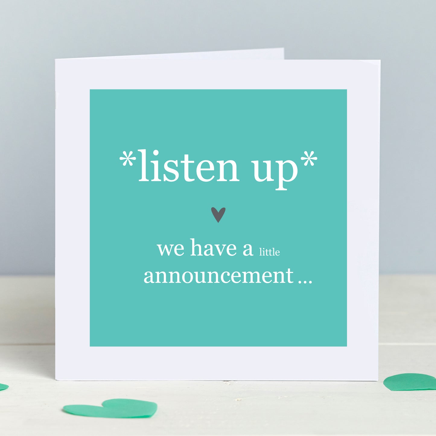 Pregnancy Family Announcement Card