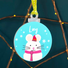 Personalised Animal Christmas Decoration