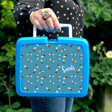 Personalised Bee Plastic Retro Lunchbox