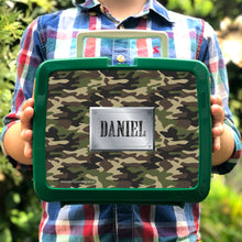 Personalised Camo Print Lunchbox