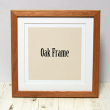 Spotty N Stripy Square Frames in White, Black and Oak