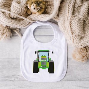 Tractor Themed Personalised Printed Baby Suit