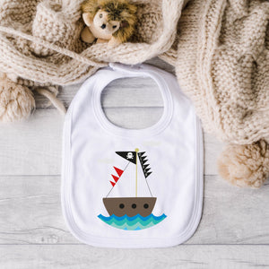 Pirate Ship Personalised Printed Baby Suit