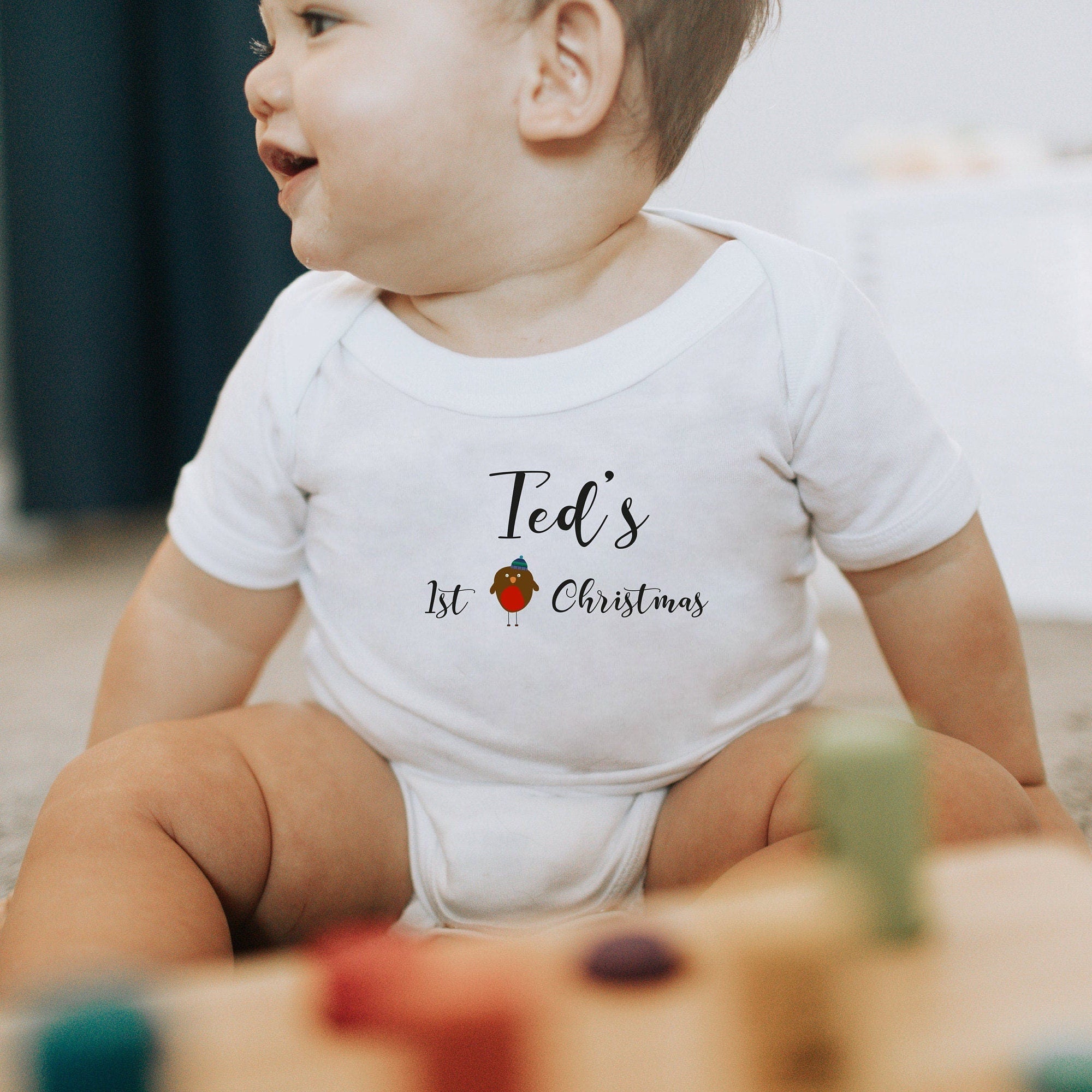 Personalised baby hot sale suit