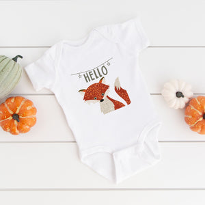 Fox Design Printed Baby Suit