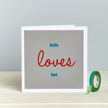 Love Dad Father's Day Birthday Card