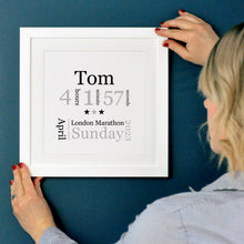 Personalised Marathon Typographic Gift Print