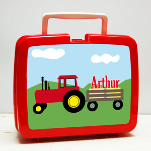 Personalised Tractor Lunch Box