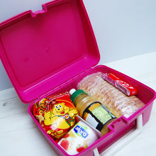 Hearts personalised hygienic plastic lunch box